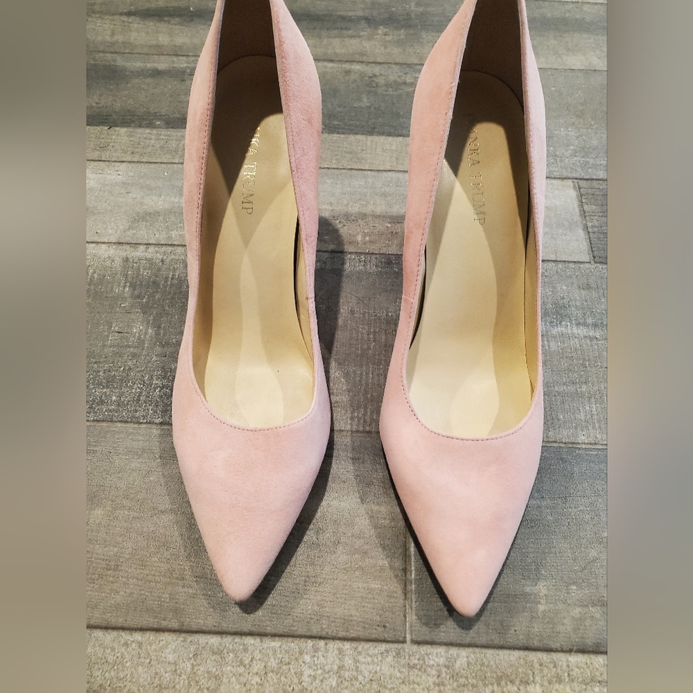 Ivanka Trump Pink Suede Women's Heels
